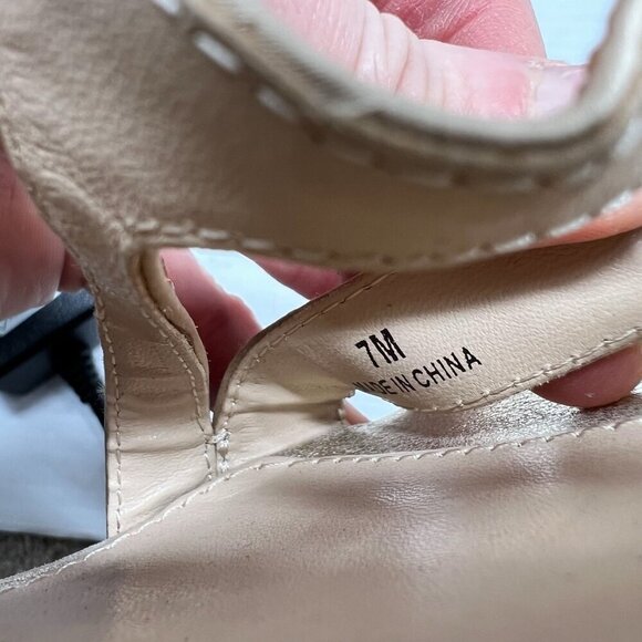 PELLE MODA Onora T-Strap Rhinestones High Heel Sandals In Platinum Size 7M - Picture 15 of 15